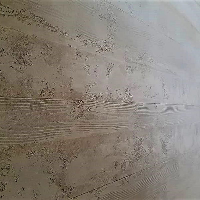 Нанесение штукатурки под дерево